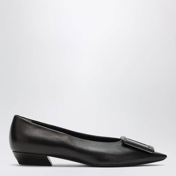 Gommettine Ballerina In Black Leather