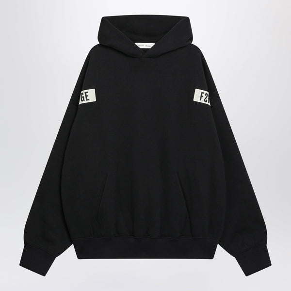 Black 90s Cotton Hoodie
