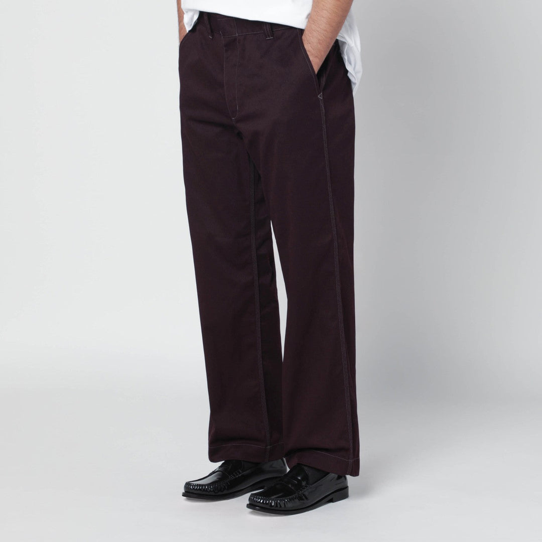 Needles Pantaloni - Burgundy | 0293f4b941007059c8038bf498aa48d04cc70cfb