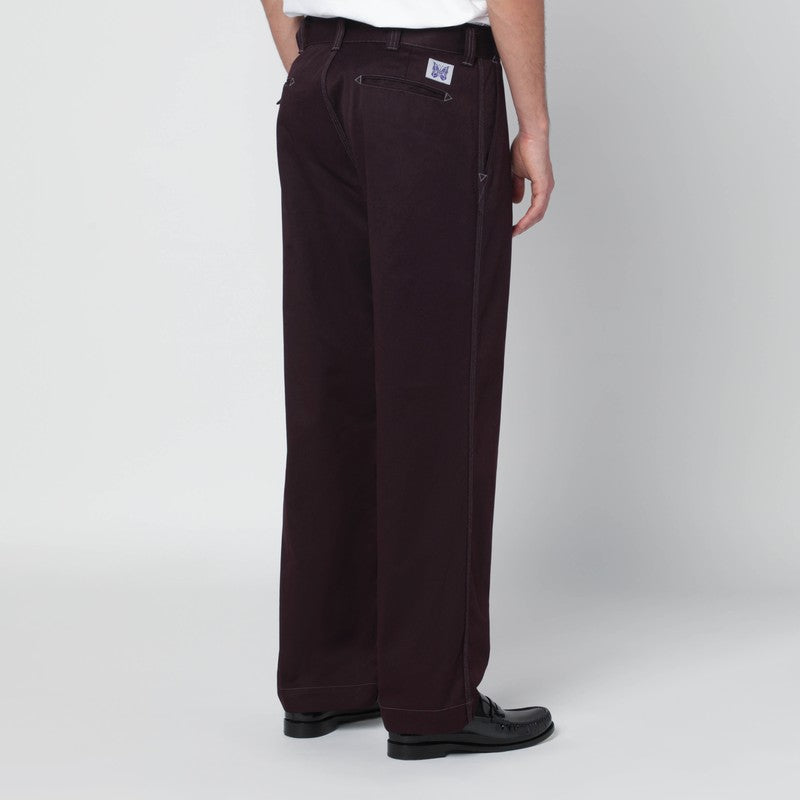 Needles Pantaloni - Burgundy | bb629655c9b8957fa8c35a0c9abbf83586b31fa8
