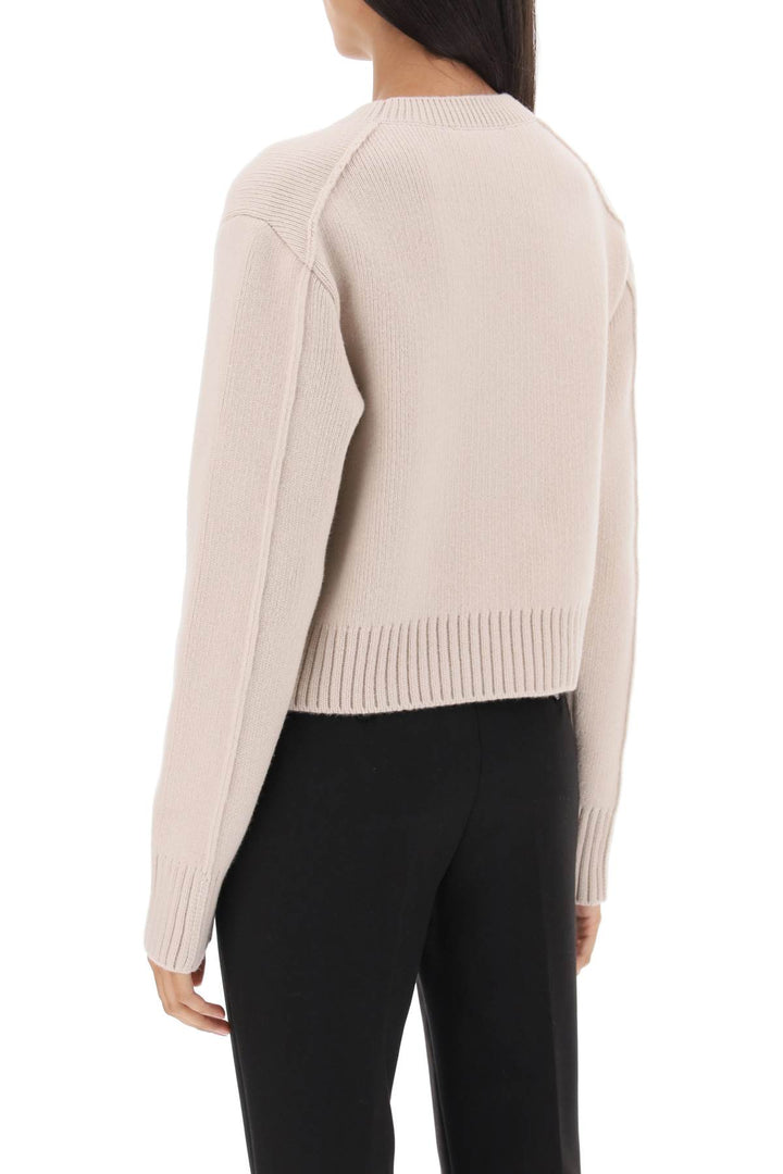 Pullover Cropped In Lana E Cashmere