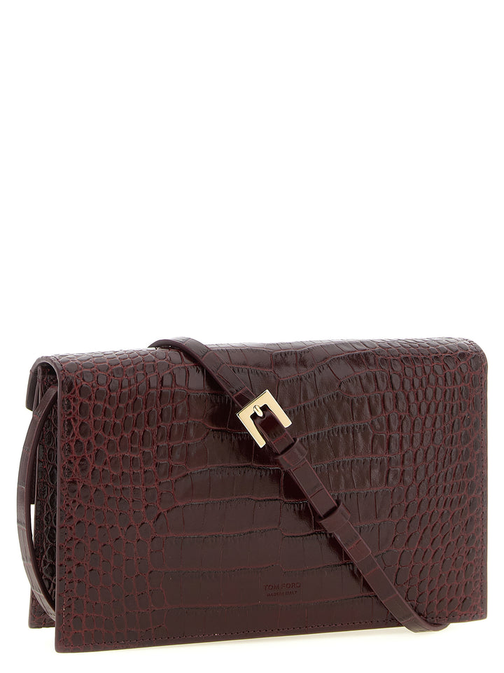 Tom Ford Aube Clutch - Bordeaux | aa15bf56c7d39dd4ed8fe30daf7ef511dfbb7697