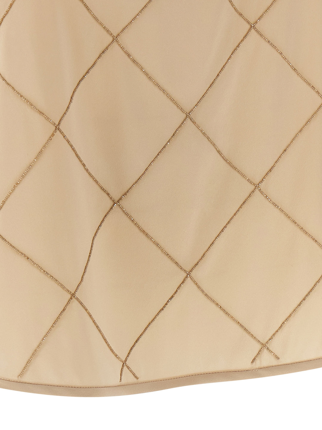 Peserico Silk Top Top - Beige | 47694145ddc1580cb13c7ebff8254383557c7396