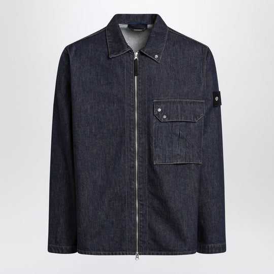 Indigo Blue Denim Shirt Jacket