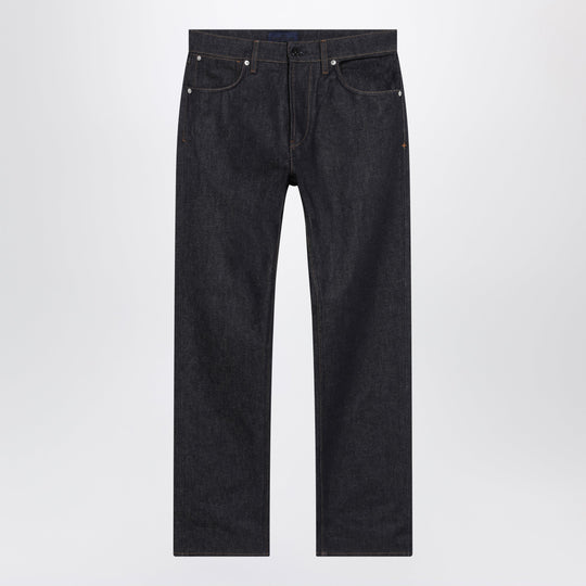 Regular Straight Jeans In Raw Indigo Denim