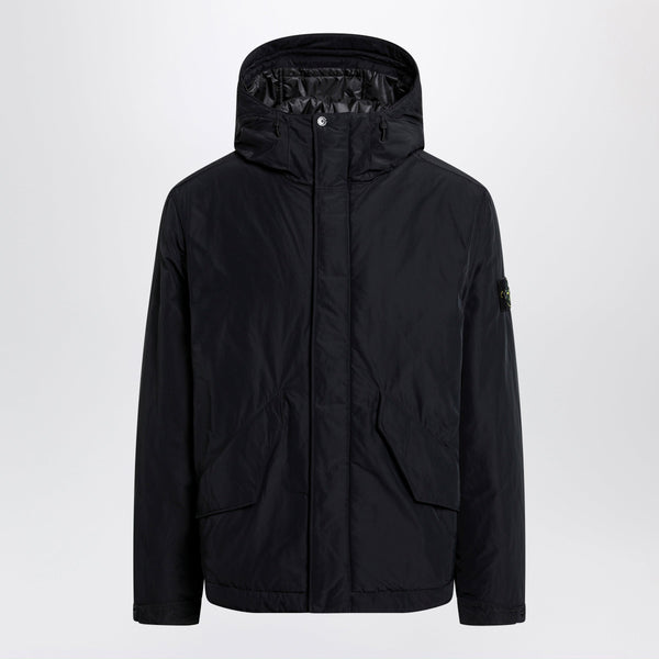 Black Padded Zip-Up Jacket
