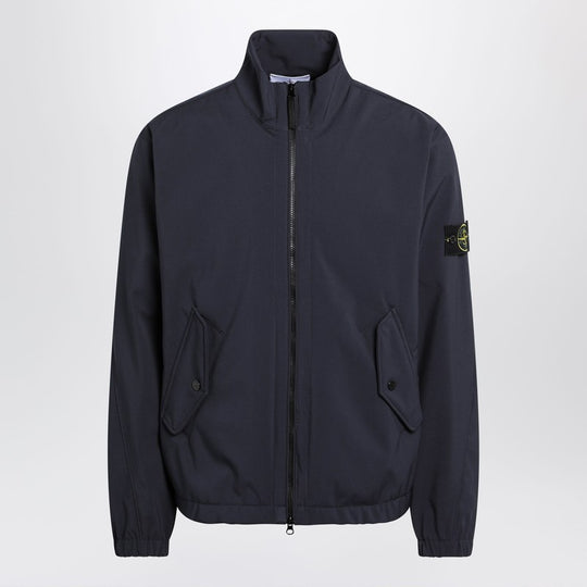 Navy Blue Zip-Up Jacket