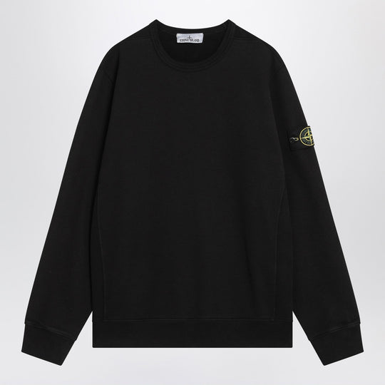 Black Cotton Sweatshirt