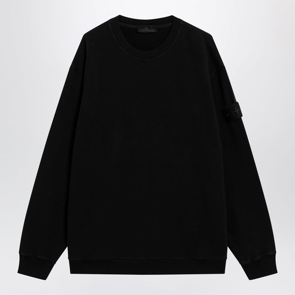 Black Cotton Sweatshirt
