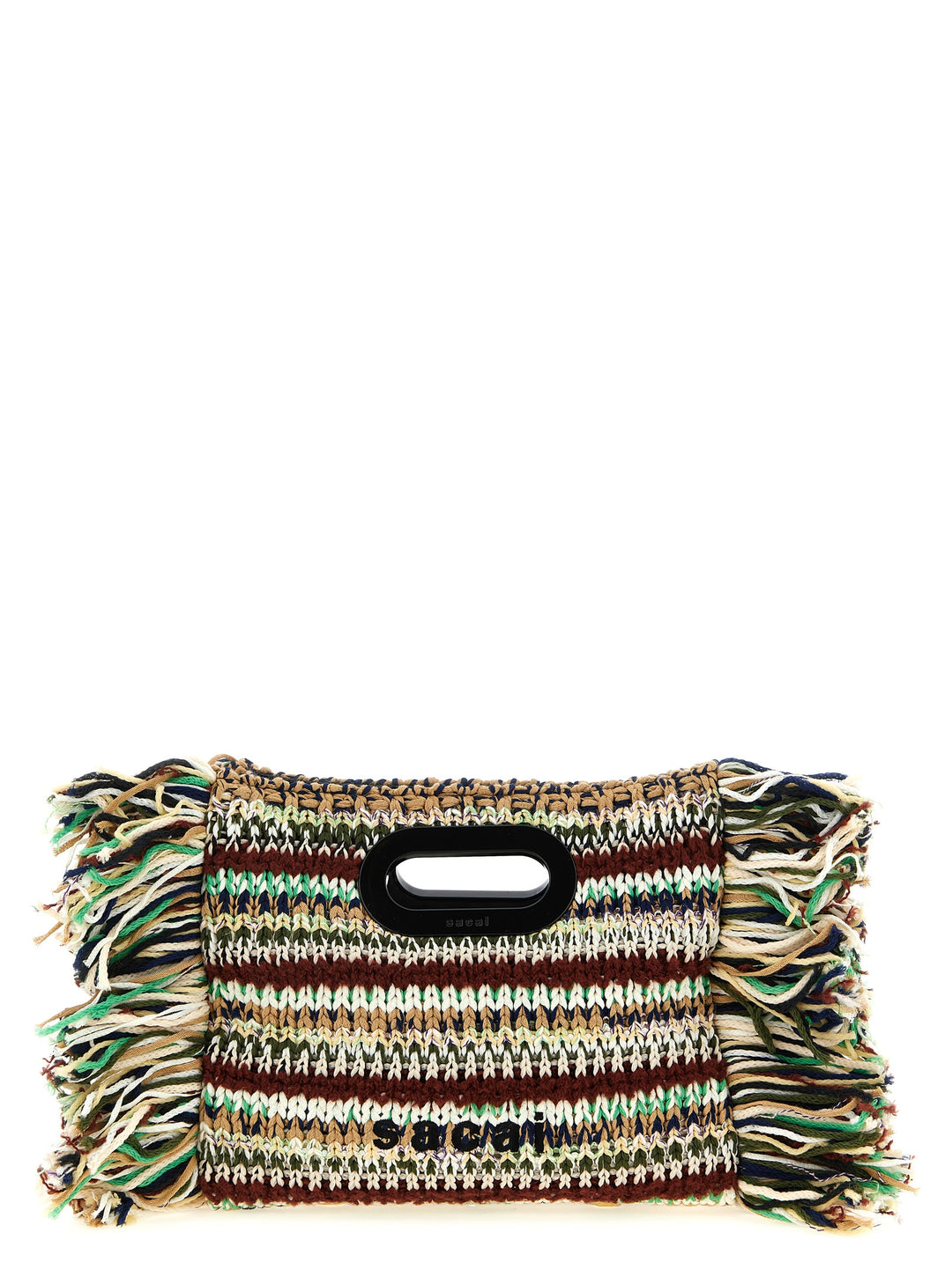 Sacai Small Fringe Shopping Bag Tote - Multicolor | 53853b2f53e157a832a713c06e7c6729e61b997f