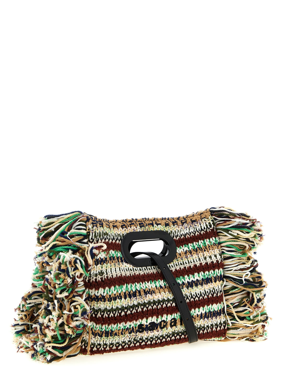 Sacai Small Fringe Shopping Bag Tote - Multicolor | 5d141bc41290759fbc062b72ba067bddc222e170