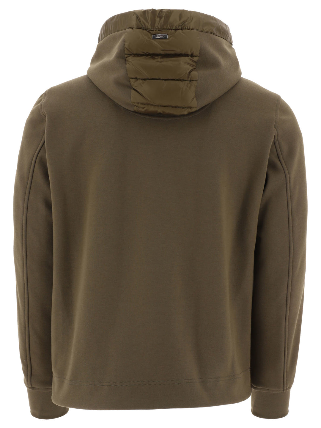 Herno Nylon And Fleece Bomber Jacket Jackets and Coats - Verde | 2149e8ee338816879c9ac1802a93cf699687f91b