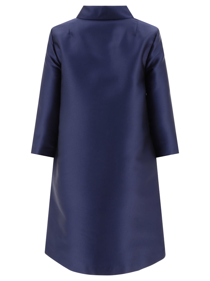 F.It Lighweight Single-Breasted Coat Jackets and Coats - Blu | 2929263728ee67bbe53058db178cf78111044b6a