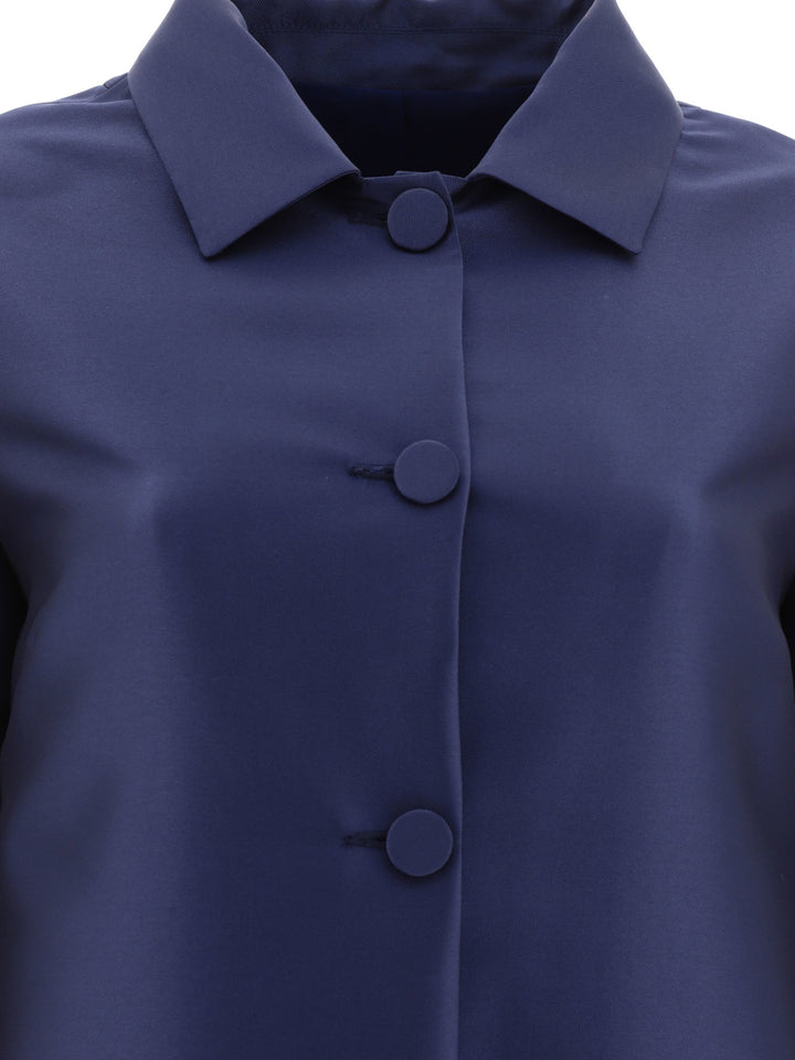 F.It Lighweight Single-Breasted Coat Jackets and Coats - Blu | 81e07dcefd4ddcd409fc87b3aed206f23d1ad5cd