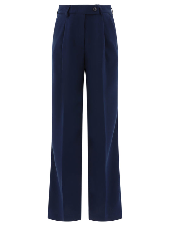 Tailored With Pressed Crease Trousers Blue