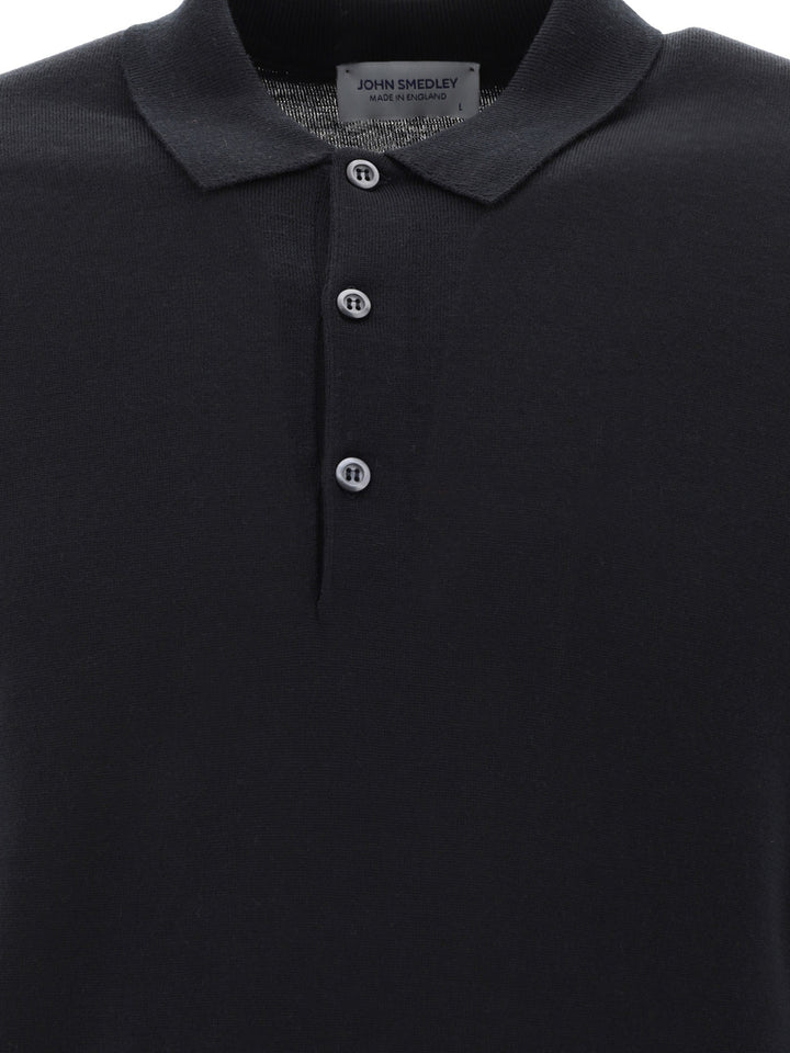 John Smedley Belper Polo shirts - Nero | f4e09f5c198ab2a8c1c73e50d25227941afae999