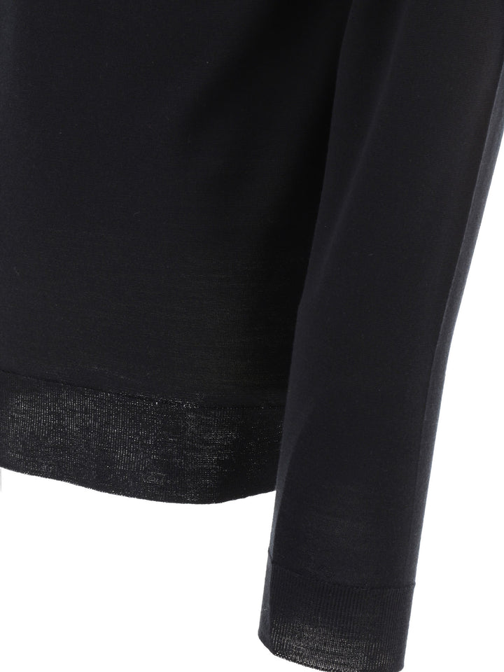 John Smedley Belper Polo shirts - Nero | 5bddba9b0fbf1b7252f022a57e51c11343ddc53e