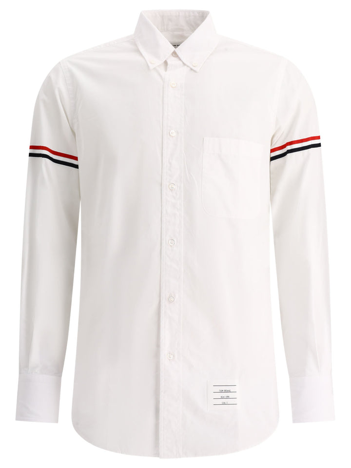 Thom Browne Rwb Shirts - Bianco | 053465fd3539bdbaa08d8c45a29633c927147097