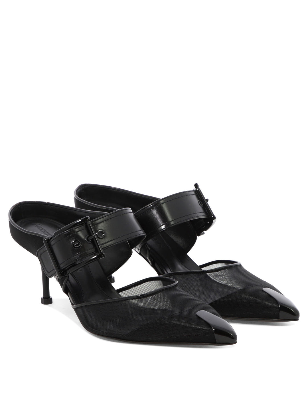 Alexander Mcqueen Punk Heeled shoes - Nero | 86db01a717783ecc257082618e425efa53c3f731