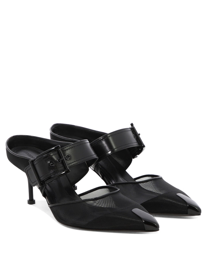 Alexander Mcqueen Punk Heeled shoes - Nero | 86db01a717783ecc257082618e425efa53c3f731