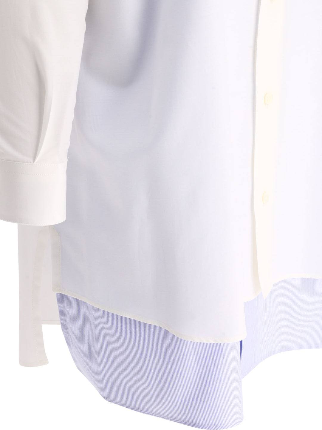 Loewe Double Layer Chemise Kleider Weiß