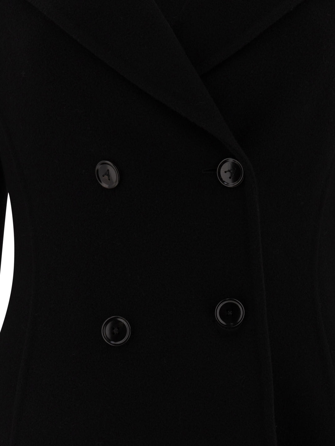 AlaïA Double-Breasted Coat Jackets and Coats - Nero | a7c64e2424b6df816a90983824f11953e410b4a1