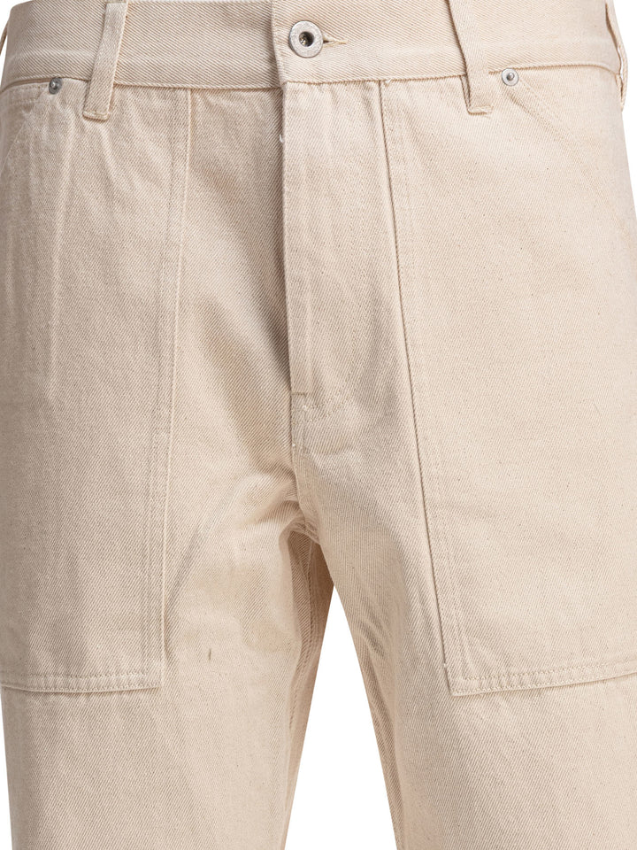 Alex Mill Painter Denim Trousers - Beige | e38070048cdd535caf05fe8c0fab11b0068d180e