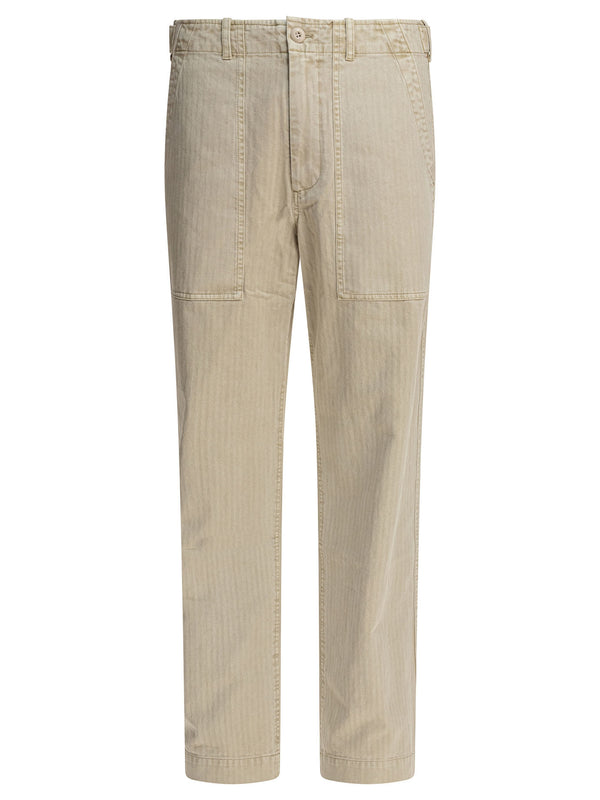Vintage Og107 Trousers Beige