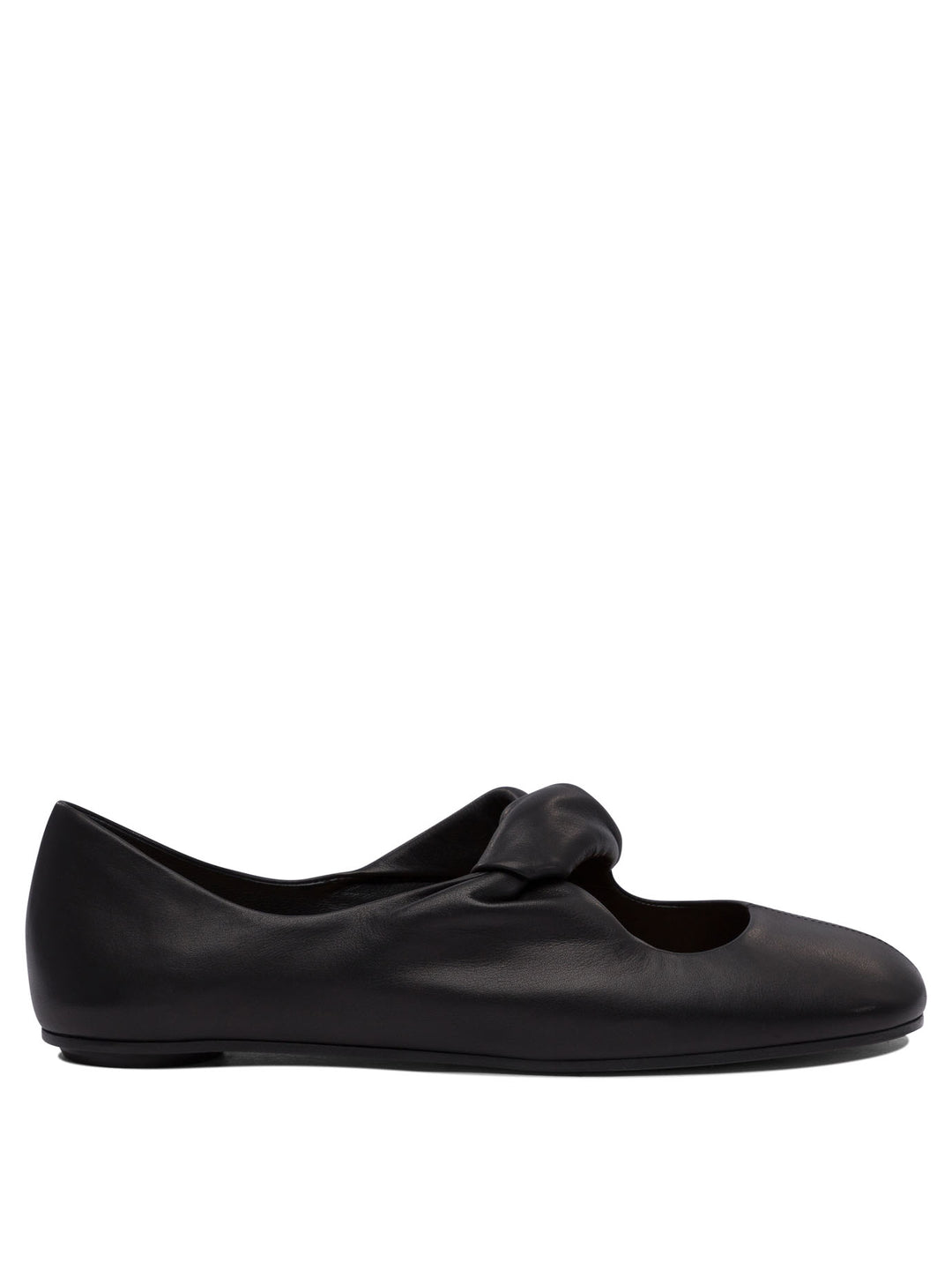 Alexander Mcqueen Twisted Detail Ballet Flats Ballerinas - Nero | d47d5a13168a6d2a6a5ea27062dae993919be76c