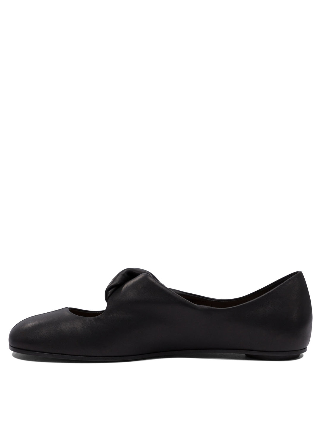 Alexander Mcqueen Twisted Detail Ballet Flats Ballerinas - Nero | 9897df08f171a2edaa5551a5b91027b3d33613f1