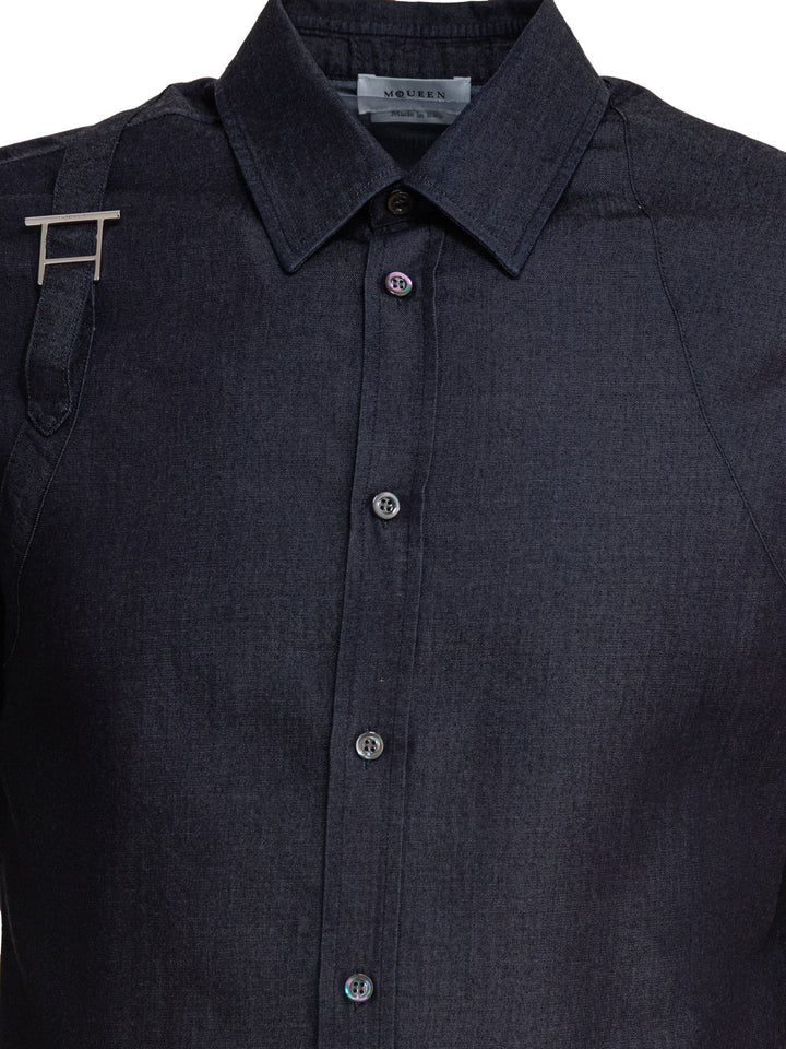 Alexander Mcqueen  Shirts - Blu | 0c0520d24c7ed1e06f74a6911feb4593e5dc7352