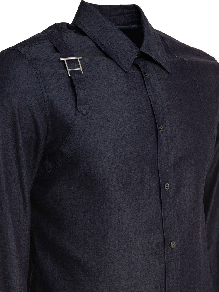 Alexander Mcqueen  Shirts - Blu | 413cbd53781227dee1f11f5900a0910b0d84b94c