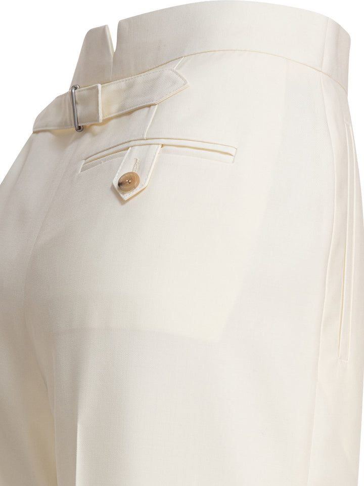 Alexander Mcqueen  Trousers - Bianco | aa4008f74f644f12a9af326012f1bf2a362d6993