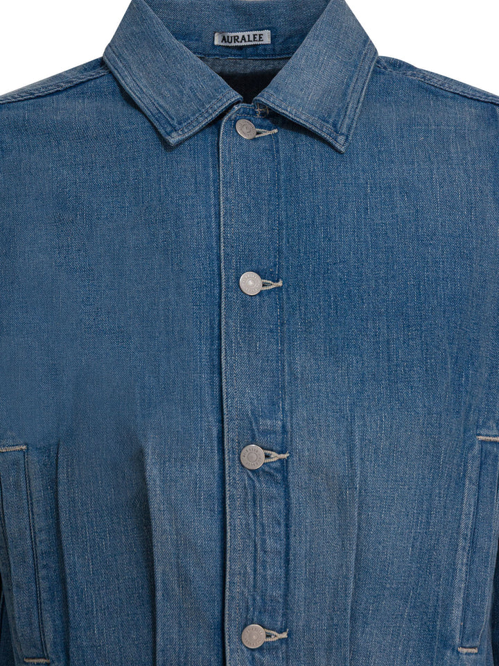 Auralee Finx Jackets and Coats - Light blue | 89e57dbca15f6d8208ad27d0dca8ea4ff1c74247