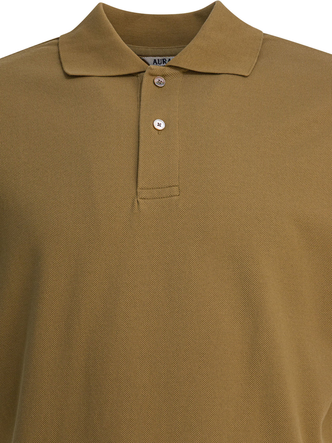 Auralee Heavy Cotton Polo Shirt Polo shirts - Beige | 53711d481e2533a74762c631cad7a74dab8e969c
