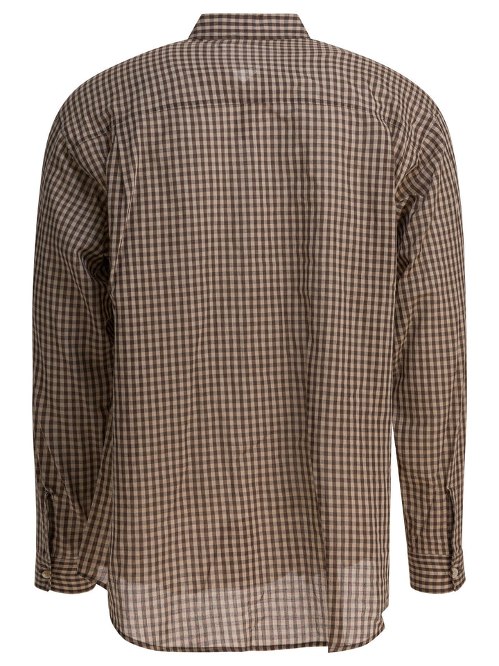 Auralee Airy Shirts - Marrone | c69a787a6a32d18e3c8273f38241f986488c9ecf