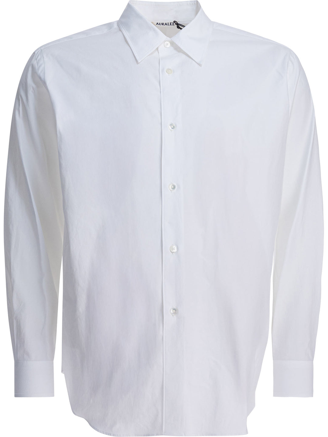 Auralee Cotton Shirt Shirts - Bianco | 1d84e98d26066bb50172f3d5d2f113235af72d9b