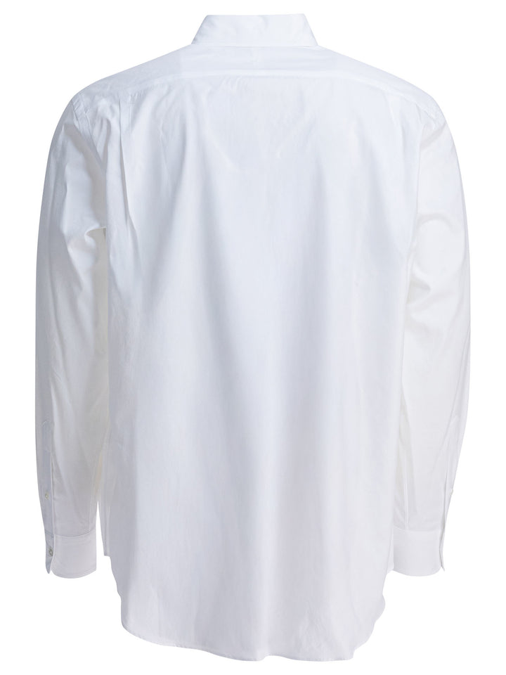 Auralee Cotton Shirt Shirts - Bianco | eb189607eaec9585810244c96eb4ec97c5147c11