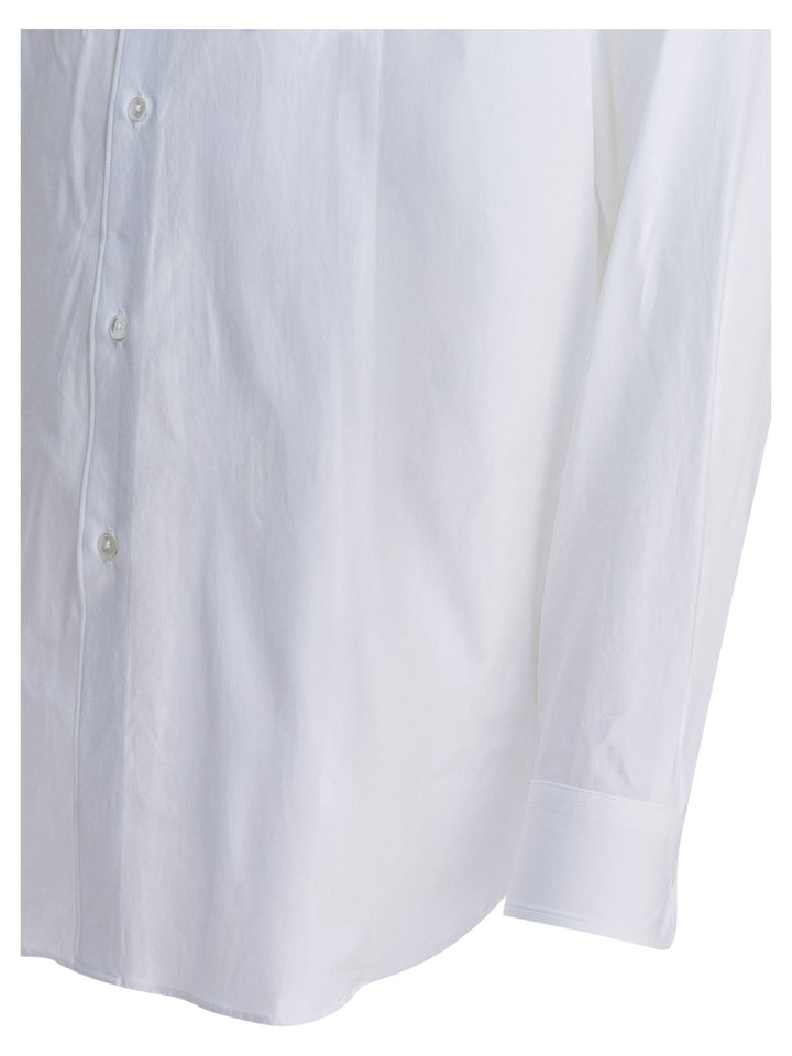 Auralee Cotton Shirt Shirts - Bianco | 8de6b2e7128899717c8204599b5d0b31c842ed3b