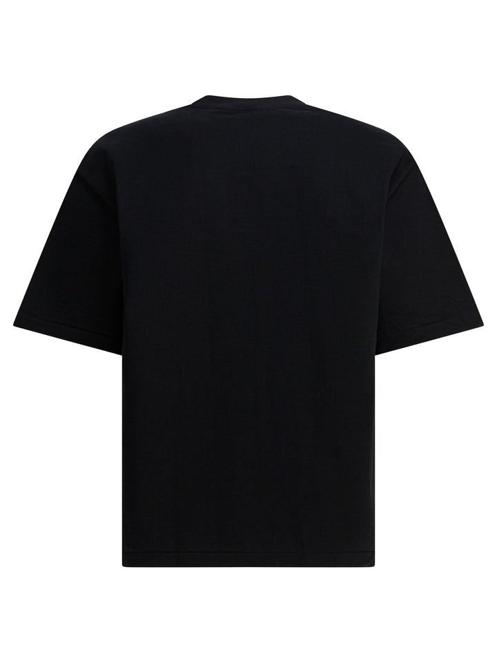 Auralee Cotton T-Shirt T-shirts - Nero | 70ca8ecd035f40df0c4280177dd2018c2ba813a4
