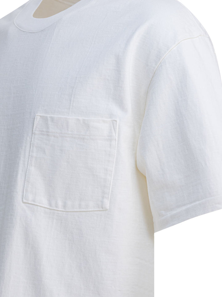 Auralee Cotton T-Shirt T-shirts - Bianco | fba45badcd5b8e7705f6703af5c80e885316d353