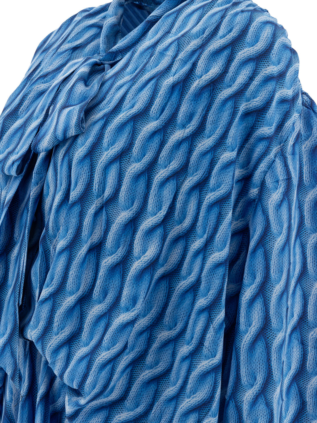 Balenciaga Printed Dress Abiti - Blu | 8f65708a597444fc2398a0aa4f5b136eb1a6bef9