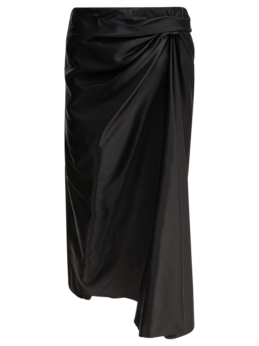 Balenciaga Draped Skirt Gonne - Nero | 0fe37f85a70832d2024ddc6c90b62d22eead4992