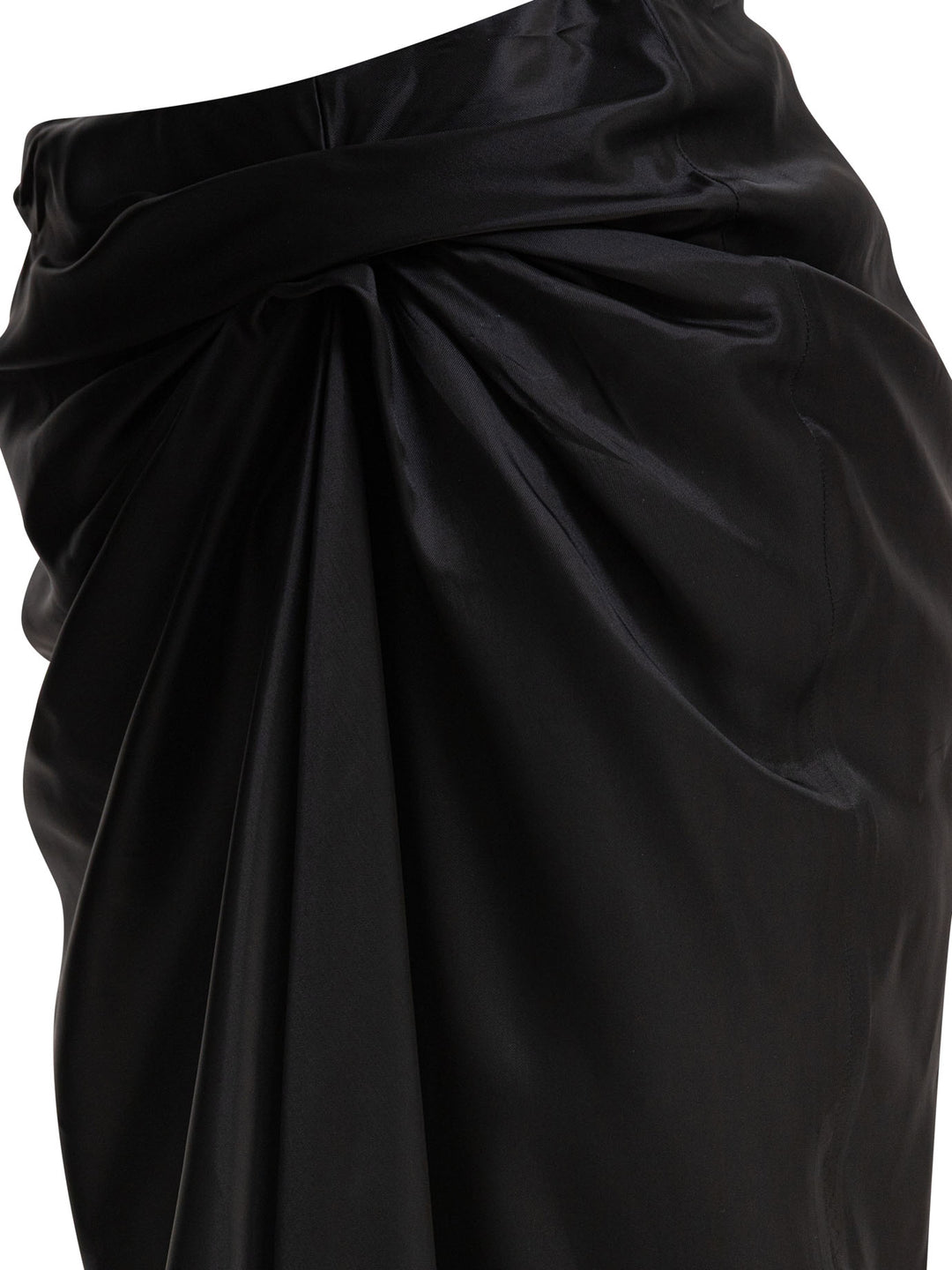 Balenciaga Draped Skirt Gonne - Nero | d719423848692cb7c0ada2b023e0f2ca1c909fea