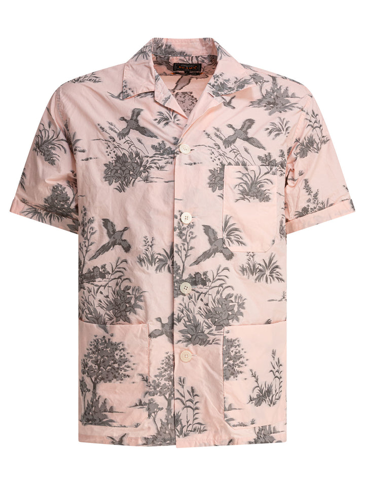 Beams Plus Beach Shirts - Rosa | 72f304dd2bdfb02990fc2fbe3924cee0b5b0c413
