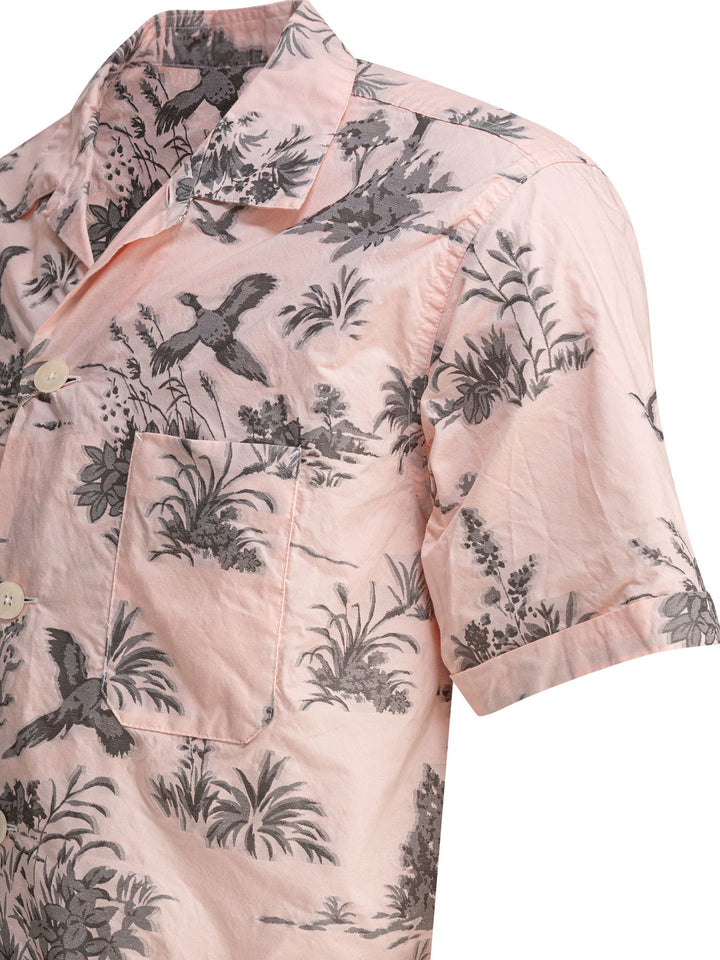 Beams Plus Beach Shirts - Rosa | b54fd2adbe74c5485370ad60092251004e0d9195