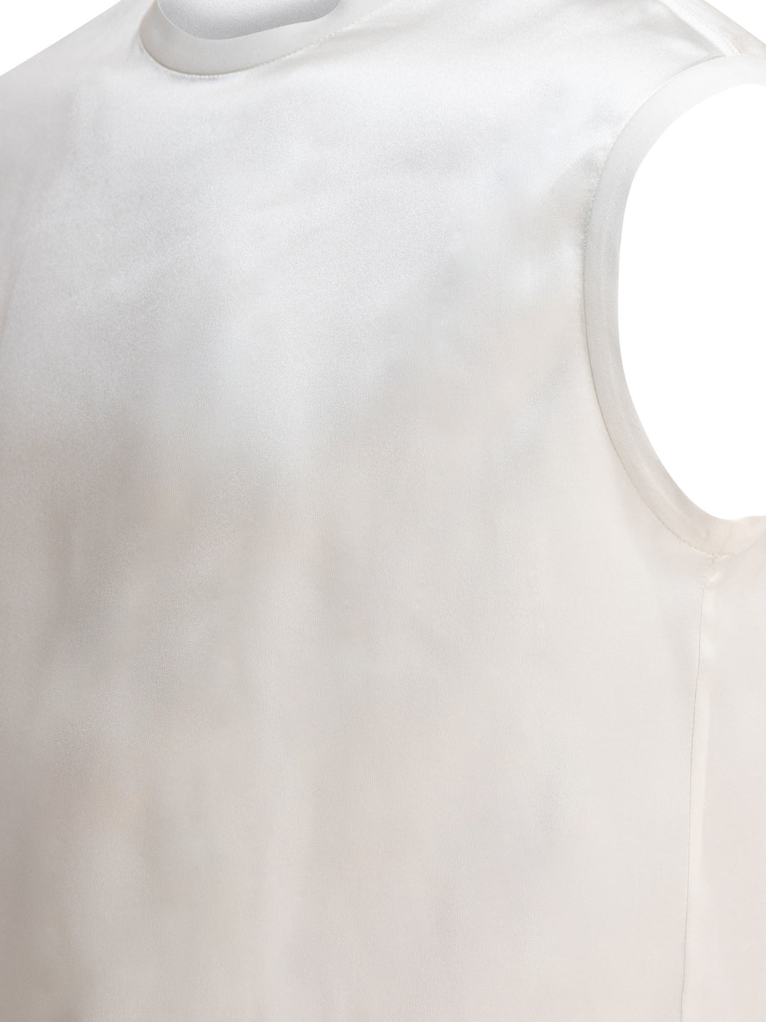 Brunello Cucinelli Satin Blouse Shirts - Bianco | acedba4f01eb0f1c5f449359a3611880b3dd9be7