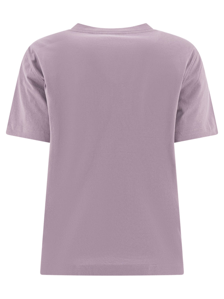 Brunello Cucinelli Cotton Jersey T-Shirt With Shiny Pocket Detail T-shirts - Viola | bc2cbca17b318b7cde642efc0119294fe4d35629