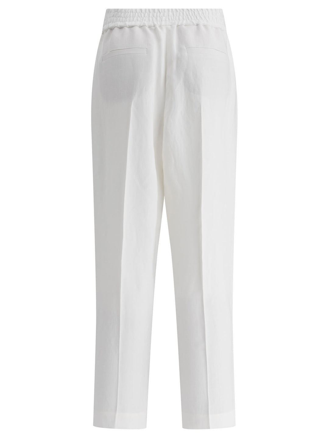 Brunello Cucinelli  Trousers - Bianco | bfc7488b474a2686bb5cd288862a9b54239326b7