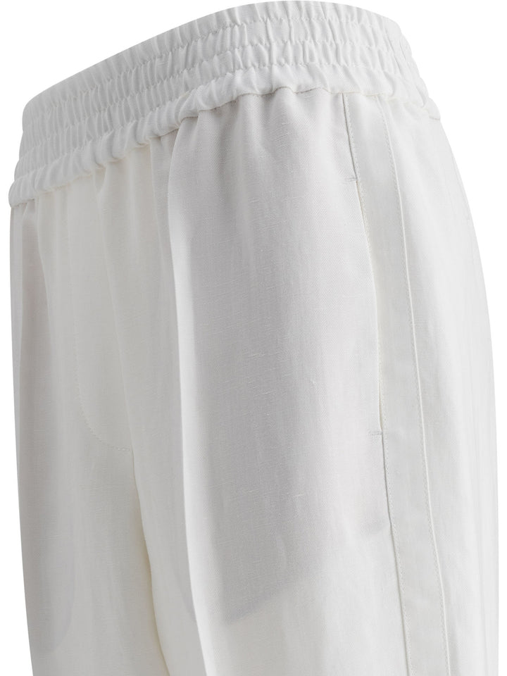 Brunello Cucinelli  Trousers - Bianco | 13e74bf91b390387d5d5bf253bbc4e4d0a7852b4